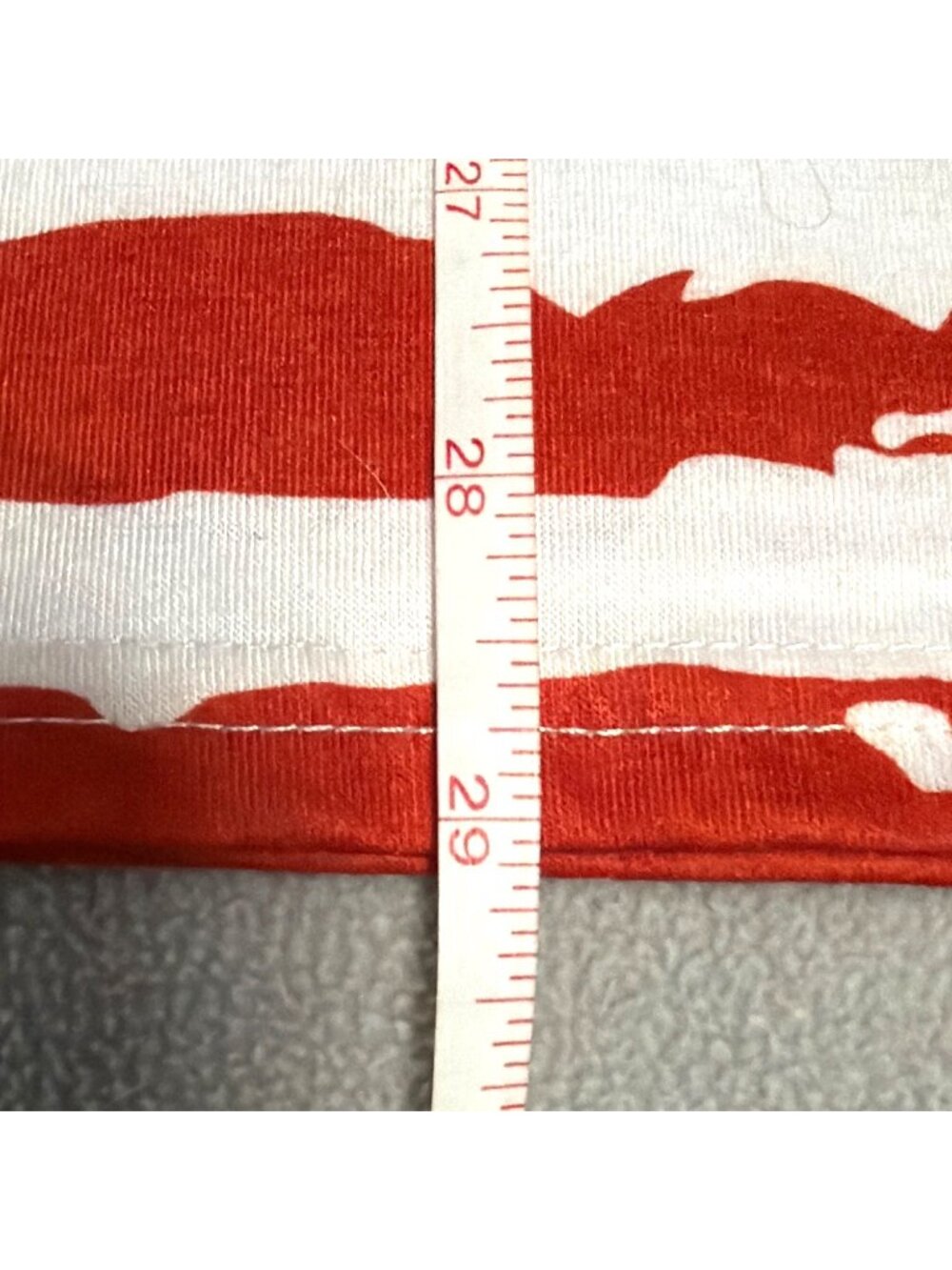 American Flag V-Neck T-Shirt Patriotic Stars & Stripes Loose Fit Womens 2XL - Picture 5 of 5